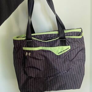 Under Armour Black and Green Women's Tote Bag
